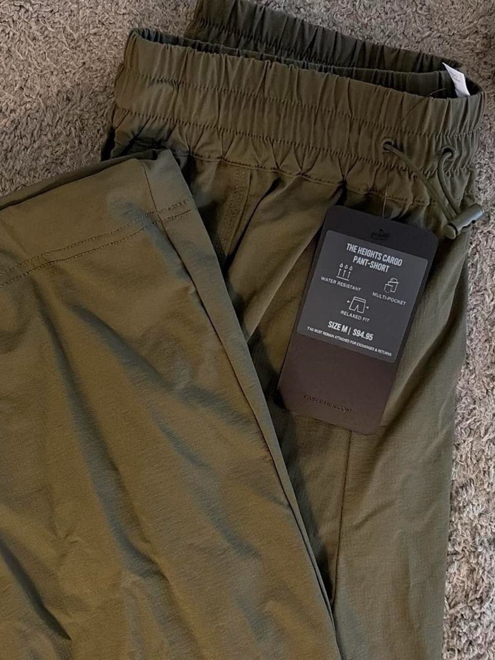 Fabletics Olive Green Cargo Flare Pant Set - Picture 2 of 5